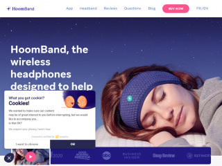 hoomsleep.com screenshot