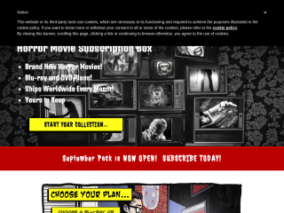 horrorpack.com screenshot