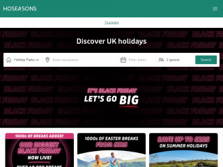 hoseasons.co.uk screenshot