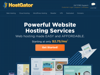 hostgator.com screenshot