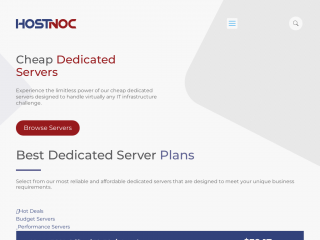 hostnoc.com screenshot