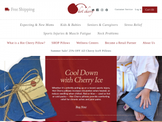 hotcherrypillows.com screenshot