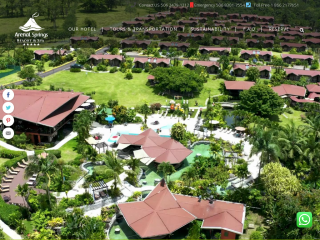 hotelarenalspring.com screenshot