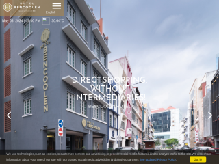 hotelbencoolen.com screenshot