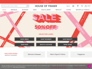 houseoffraser.co.uk screenshot