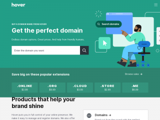hover.com screenshot