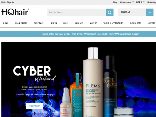 hqhair.com screenshot