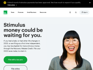 hrblock.com screenshot