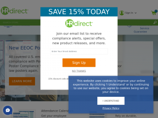 hrdirect.com screenshot