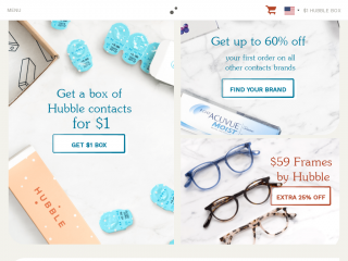 hubblecontacts.com screenshot