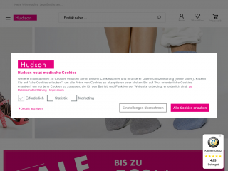 hudson-shop.com screenshot