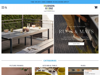 hudsonandvine.com screenshot