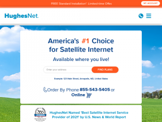 hughesnet.com screenshot