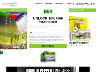 humboldtssecretsupplies.com screenshot