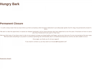 hungrybark.com screenshot