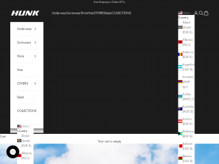 hunkmenswear.com screenshot