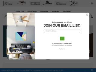 hunterfan.com screenshot