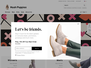 hushpuppies.com screenshot