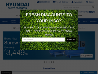 hyundaipowerequipment.co.uk screenshot