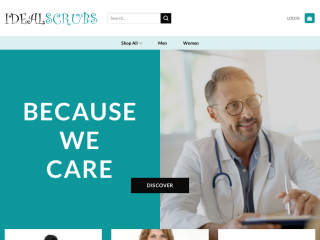 idealscrubs.com screenshot