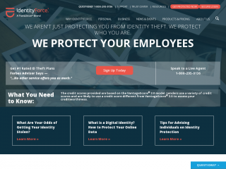 identityforce.com screenshot