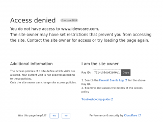 idewcare.com screenshot