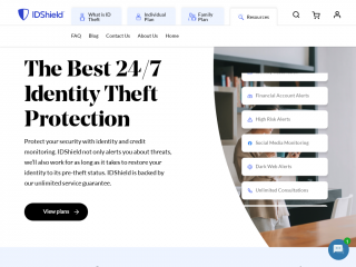 idshield.com screenshot