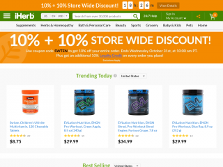 iherb.com screenshot