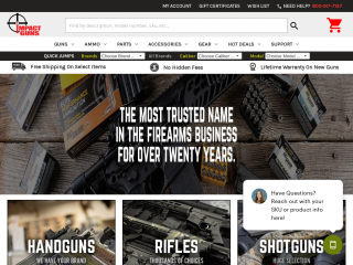 impactguns.com screenshot