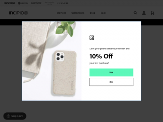 incipio.com screenshot