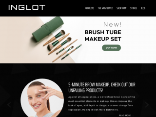 inglotcosmetics.com screenshot