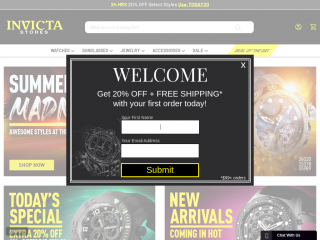 invictastores.com screenshot