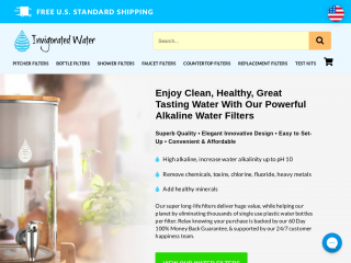 invigoratedwater.com screenshot