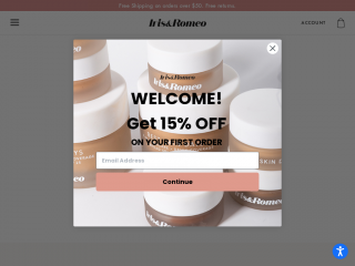 irisandromeo.com screenshot