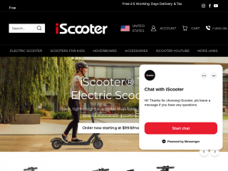 iscooterglobal.com screenshot