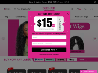 iseehair.com screenshot