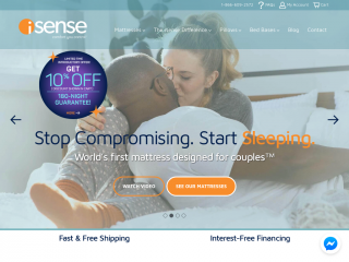 isensesleep.com screenshot