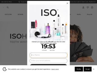 iso-clean.co.uk screenshot