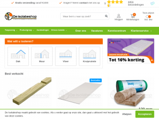 isolatiemateriaal.nl screenshot