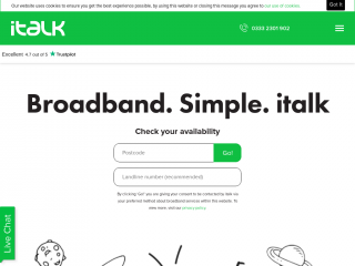 italktelecom.co.uk screenshot