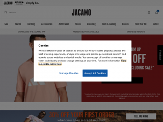 jacamo.co.uk screenshot