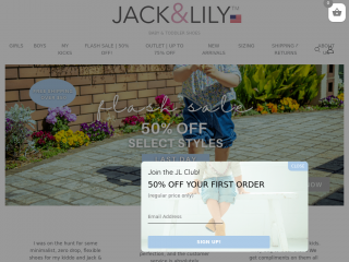 jackandlily.com screenshot