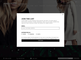 jamesperse.com screenshot