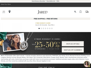 jared.com screenshot