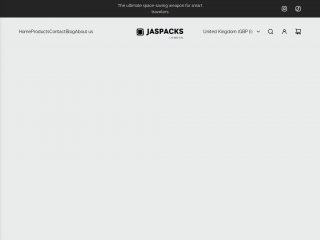 jaspacks.com screenshot