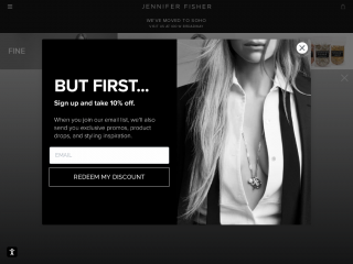 jenniferfisherjewelry.com screenshot