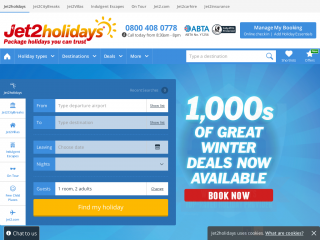 jet2holidays.com screenshot