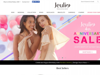 jeulia.com screenshot