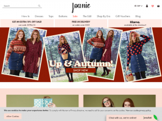 joanieclothing.com screenshot