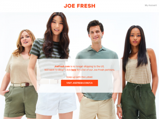 joefresh.com screenshot